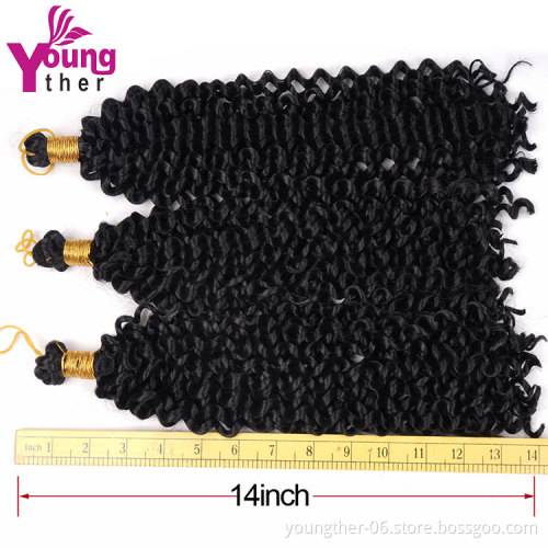 Water Wave Passion Twist Hair Passion Twist Pre looped Braiding Synthetic Hair Fringes Synthetic Crochet Braid Hair